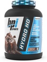 BPI 运动HD - 100%水解Whey蛋白粉 - 肌肉生长,恢复,25克水解蛋白,低碳,低糖,快速吸附(68种服务,巧克力岩浆蛋糕)