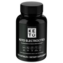 完美的Keto Electrolytes Capsules, Gluten Free, Electrolyte 配有镁,钙,钾和钠,水利,能源,恢复和免疫支持, 不受欢迎,120种服务