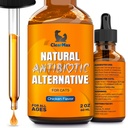 猫类抗生素(Antibiotic to Help with Cough & Alergies ) – 猫类抗生素用于援助UTIs和消化运动 – HIPS & Joints Support – 吸引鸡肉味 – 2 Oz bottle