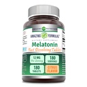 (原始内容存档于2018-09-21). Amazing Formulaments Melatonin FastDism Supplement Supplements | Citrus Flavor | 12 Mg Per service | 180 plats | 非GMO | Gluten-free | | |  USA 美国制造.