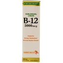 Nature's Boundy B -12 5000 mcg 亚语言液态能源健康 2 oz(包 4)
