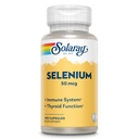 Solaray 硒 50 mcg,健康免疫系统,甲状腺功能和抗氧化剂支持,100 Capsules