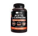 纯原成料 乙酰L-Carnitine(365 Capsules) 无镁或水稻填充器,永远纯净,实验室验证