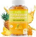 Magnesium Glycinate Gummies 500mg | Relaxation Calm Magnesium Gummies | Sugar-Free | Non-GMO | Gluten-Free | Vegan-Friendly for Adults & Kids