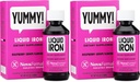 NovaFerrum 小儿滴液体铁 婴儿和托德勒斯 4 fl oz (120 mL) - Raspberry Grape - Pack of 2