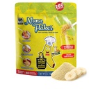 Nana Flakes 100% 纯香蕉花 食品粉 4 lbs - 钾和纤维大源,用于消化性健康与偶发性腹泻, Meal Thicking - 天然和苏打(4 lbs Bag)