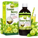 Ayurveda Gooseberry 基本果汁 纯 Amla 水果汁 无糖 添加 天然维生素 C 来源 发型、眼型、牙齿和钉 → 16.23 Fl Oz/480ml