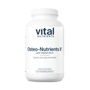重要营养物质 Osteo-Nutrients II → 维生素 K2 + D3, 钙,硼,和镁换骨强 * → 健康心脏支持 → 蔬菜补充 → Gluten, 乳品, 豆类自由 → 240卡普尔