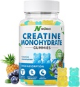 Creatine Monohydrate Gummys 5000mg for Men & Women, Chewables Creatine Monohydrate for Muscle strong, Muscle Builder, Energy Boost, 工作前补充(90个计数)-蓝莓菠萝
