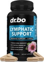 Lymphatic 排水补充剂 Pills - Lymphatic 支持 Echinacea Lymph 系统支持的全草清洁产品 节点腿和颈部 - Lymph Node Detox Cleanse 系统排水补充剂