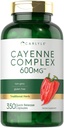 Carlyle Cayenne Pepper Capsules 600mg → 350 Pills → Non-GMO, Gluten免费补编