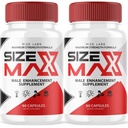 rize 实验室 尺寸 Max Pills for Men, 大小 Max Natural and effective Capsules, 大小 Max 支持 身体 执行更长和更好的, 大小 Max 补充 Reviews (120 Capsules) (Pack of 2)