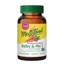 MegaFood Baby & Me 2 妇女产后维生素,含福莱特(天然叶酸)、乔林、碘、维生素D、莫林加叶和更多-60塔布(30人服务)