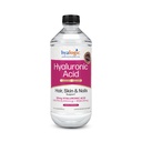 Hyalogic Liquid Hyaluronic Acid 补充 - 支持健康头发,皮肤和钉子,配有5,000 mcg Biotin和50mg MSM - 全体自然水分 - 高分子重量公式 - 12 oz