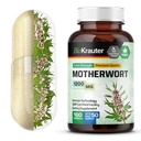 BIO KRAUTER 母体毛盖 1200 mg - 100 mg - 100 motherwort Herb 补充 - 促进放松 - 妇女支持毛盖