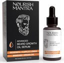 NOURISH MANTRA -- -- 高级胡子生长油浆 -- -- 与Redensyl、Capilia Longa、Argan Oil、维生素E和Jojoba Oil for Fuller、Thicker和Healthier Beard Growth -- -- 男子胡子油浆 -- -- 30毫升