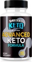 shredded Keto Pills, Premium Keto Shred 重量损失盖,支持健身和身体目标的所有天然 Keto 补充,官方 Shredded Keto 评论 (60 Capsules)