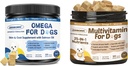 Omega 3 & 多维他明促进狗的整体健康