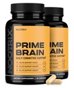 Nootrix Prime Brain Nootropic Supplement QQ支持记忆,精神焦点,认知健康与能源 QQ促进健康的Mood与大脑功能 QQ Ginkgo Biloba,狮子的Mane & L Theanine 60 Capsules