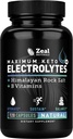 Keto 电解质补充剂(120 Capsules) 最大 Keto 电解质补充剂 Pills w Pink 喜马拉雅盐,B 维生素,镁和钾补充剂 - 盐 Pills & 电解质板