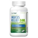 健康 A2Z® Mucus Relief DM 20mg 20mg Guaifenesin 400mg 咳嗽,即时释放,无涂料(200个计数(1页))