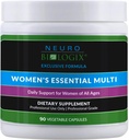 神经生物学(Neuro biologys) 女性的基本多功能(90 Capsules) – 一旦每日女性多维生素与铁 → 高级生物利用率 → 甲基化和荷尔蒙支持
