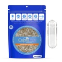 Capsuline Size 0 Empty Gelatin Capsules, Clear - 1000 Count | Gluten Free, Kosher, Non-GMO Certified | Pure Bovine Pill Caps for DIY Supplement Filling - 1000