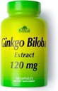 ALFA VITAMINS Ginkgo Biloba 120 mg 支持大脑功能和记忆支持 - 120 capsules