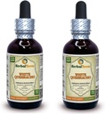 白色克布拉乔(英语:Aspidosperma Quebracho-Blanco) 丁香,干巴克粉状液体提取物(Brand name:Herbalterra, proudly made in USA) 2x2 fl.oz(2x60 ml)