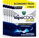 Vicks VapoCool 严重喉痛滴, Max 强性 Menthol, Soothes 酸性喉痛, 冬季霜冻 Flavor, 225ct (5-pack of 45ct)