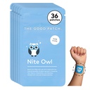 Good Patch Nite Owl Patch, 自然睡眠补丁支持Kid Bedtime 与 Tart Cherry, Chamomile, 和 Skullcap, Plant Powered, 持续发布 (36 Total Patches) 一起睡觉时间 .
