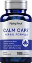 (原始内容存档于2018-09-21). Piping Rock Calm Capsules 180 Pills Herbal Excert Blend 与夏莫米利,瓦莱里安,和 Passion Flower Q& Non-GMO, Gluten Free Supplement