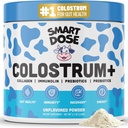 Bovine Colostrum + Gut Health & Digestion - 12 in-1 Bloating, Immune Support & Energy - 45% IgG ImmunoLin, Probiotics, Prebiotics, Collagen & L-Glutamine 配药