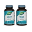 自然之道 镁与维生素 D3 复合体 健康骨骼与牙齿 肌肉功能与放松 *, Gluten Free, 250 capsules (Package May Vary) - 2 Pack