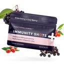 SGC 豁免射击——美国制造的长老莓和Goji Berry 500mg 多维塔明葡萄酒(12-Packs,4 Per Packs) 免疫系统支助补编,Vegan,Gluten Free, Plant,