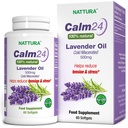 Natura Calm Aid Lavender Oil Pills - 500mg - 60 Softgels - 100% Natural, 帮助减少压力, 为身体和心灵而冷静, Non-GMO, 认证科舍