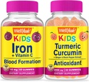 (原始内容存档于2018-03-26). Wellyeah Iron + Vitamin C Kids + Turmeric Curcumin Kids, Gummys Bundle - Great Tasting, Vitamin Supplement, Gluten Free, GMO Free, Chewwable Gummy (英语).
