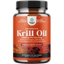 南极磷酸盐油 2000mg 软胶 -- -- Omega 3 Krill 石油补充剂,配有环保署DHA & Astaxanthin (60 Counter (Pack of 1))