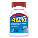Aleve Gelcaps 容易开口的关节炎 Cap, Naproxen Sodium, 关节炎疼痛的药物, 160 计数