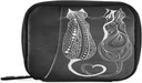 Naanle Vintage Cats 7-Day Pill案 旅行 Pill 组织者包 配有 Zipper Portable Weekly Case My Pills案 维他命补充药的大小