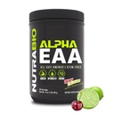 NutraBio Alpha EAA - 全日氨基酸促进肌肉生长和水分 - 具有诺托品和适应性的基本氨基酸 - 全谱EAA BCAA粉 - 30 services - Cherry Lime Slush