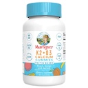 MARYRUTH的有机钙配有维生素D和维生素K2,2个月供应,钙补充支持骨健康与联合支持,配有维生素D3 K2 Gummys,Vegan,Non-GMO,Gluten Free,60 Counter