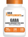 Bulk Supposes.com Gamma 氨基丁酸 Capsules - GABA Supplements, GABA 750mg - Vegan & Gluten Free, 1 Capsule per service, 240 counts (Pack of 1) 页面存档备份,存于互联网档案馆,存档备份,存于互联网档案馆.