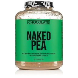 NAKED 营养 巧克力 Pea 蛋白蛋白隔膜 - 5Lb Bulk, NSF 认证,植物基,植物基和维根蛋白. 方便文摘,非GMO,Gluten自由,乳糖自由,大豆自由