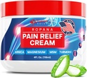 Arnica、Magnesium、MSM & Turmeric (4 FL Oz) 的减痛乳油 -- -- 关节和酸性肌肉的天然减痛乳油 -- -- 非油腻的减痛乳油