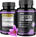 DMOOSOE Saffron Extract (88.5 mg) - 增强能量,支持眼部健康 - 非GMO Saffron Supplement for Men and Women - 60 Capsules (2个月服务) (60个计数)