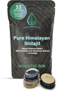 整体性 Bin Shilajit Resin - 喜马拉雅语 Fulvic & Trace - 黑白素 Resin - Shilajit 提取 - 混入液体 - 服务泉水 包含 - 10g