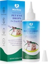 Pet Eye Drops,Gentle & Safe Dog Eye Drop for Information, Relieve Eyes 痒痒症和刺激症,Remove 泪水栓,所有动物的安全,4.06oz,120ml