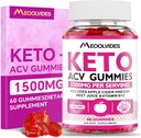 Keto ACV Gummys - Apple 苹果苹果苹果酒Vinegar 配B6 & B12, Vegan, Gelatin-Free, Keto 支持, Detox cleanse, Non-GMO, 男女, 60 Counter