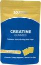 Soultox Creatine Gummy Packs - Tropical Flavor - 用Creatine 单水合物充气 - Potent Muscle Growing Support - 美味和所有的自然维加大脂配方 - 10 Pack